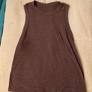 Dark purple athletic tank top